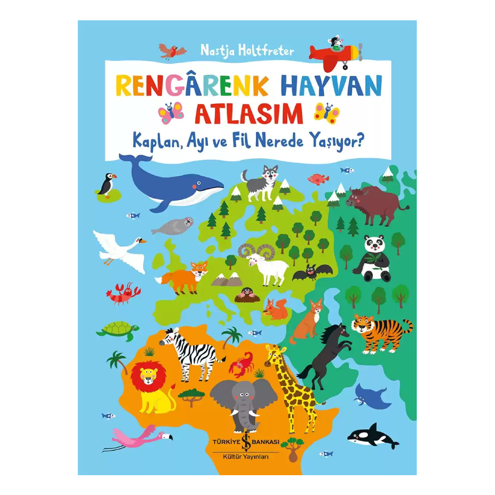 Rengarenk Hayvan Atlasım Çocuk Kitapları Uzmanı - Children's Books Expert