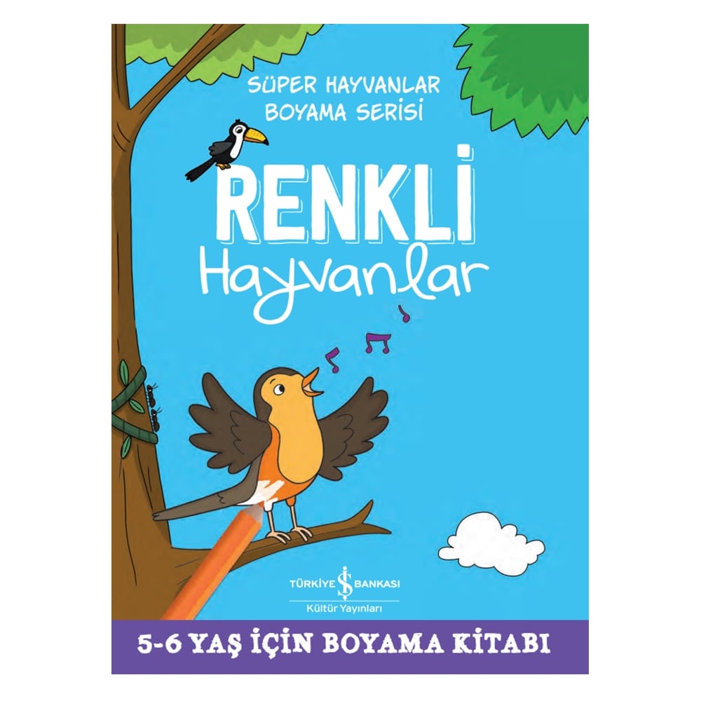 RENKLİ HAYVANLAR - SÜPER HAYVANLAR BOYAMA SERİSİ Çocuk Kitapları Uzmanı - Children's Books Expert