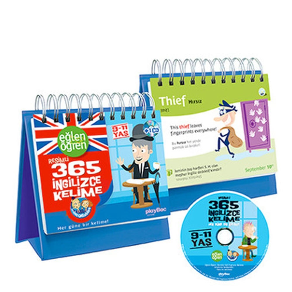 RESİMLİ 365 İNGİLİZCE KELİME 9 -11 YAŞ Çocuk Kitapları Uzmanı - Children's Books Expert