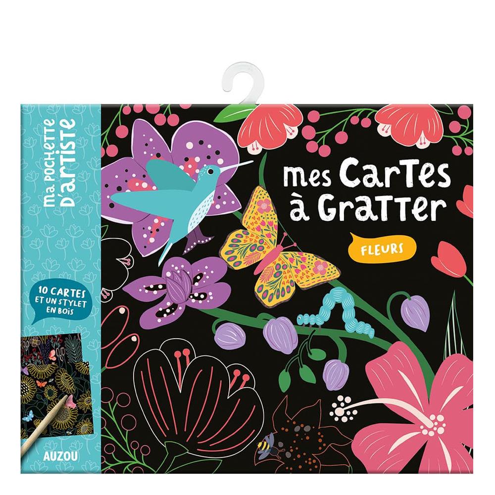 Sanatçının Etkinlik Seti -Çiçekler Kazıma Kartları Çocuk Kitapları Uzmanı - Children's Books Expert