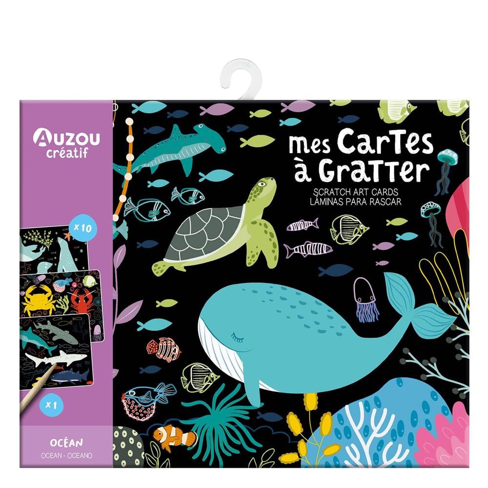Sanatçının Etkinlik Seti - Okyanus Kazıma Kartları Çocuk Kitapları Uzmanı - Children's Books Expert