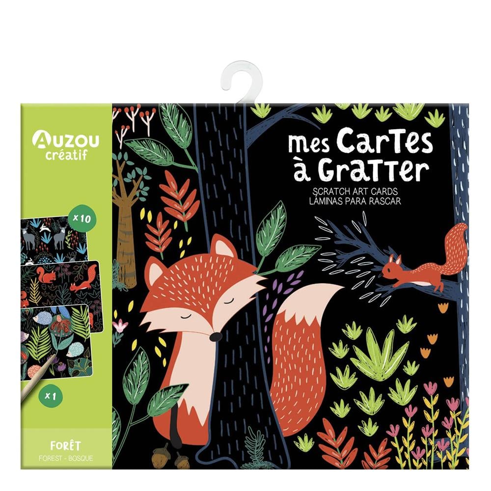 Sanatçının Etkinlik Seti - Orman Kazıma Kartları Çocuk Kitapları Uzmanı - Children's Books Expert