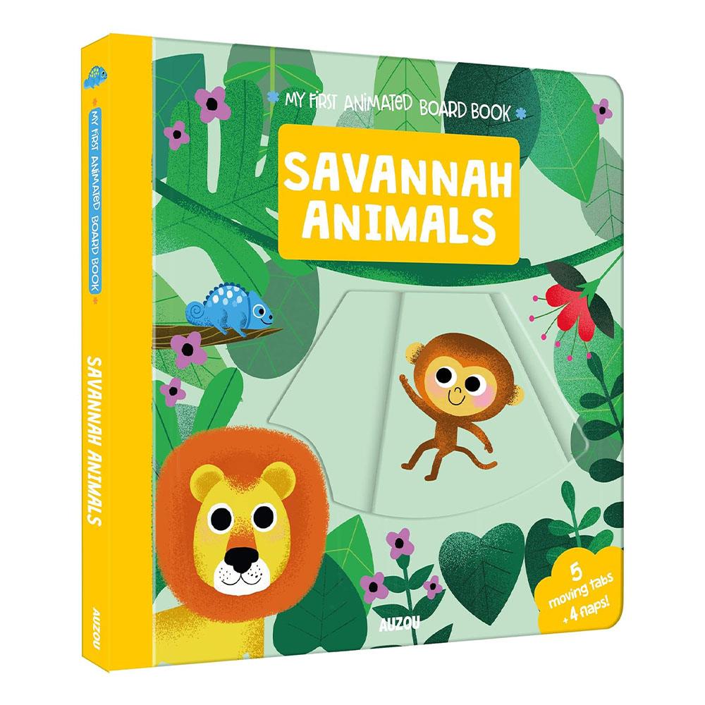 Savannah Animals - My First Animated Board Book Çocuk Kitapları Uzmanı - Children's Books Expert