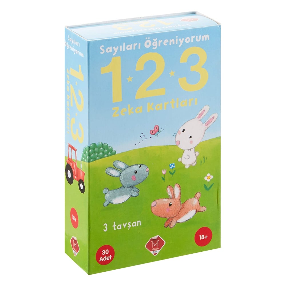 SAYILARI ÖĞRENİYORUM 1 2 3 ZEKA KARTLARI 18 AY Çocuk Kitapları Uzmanı - Children's Books Expert