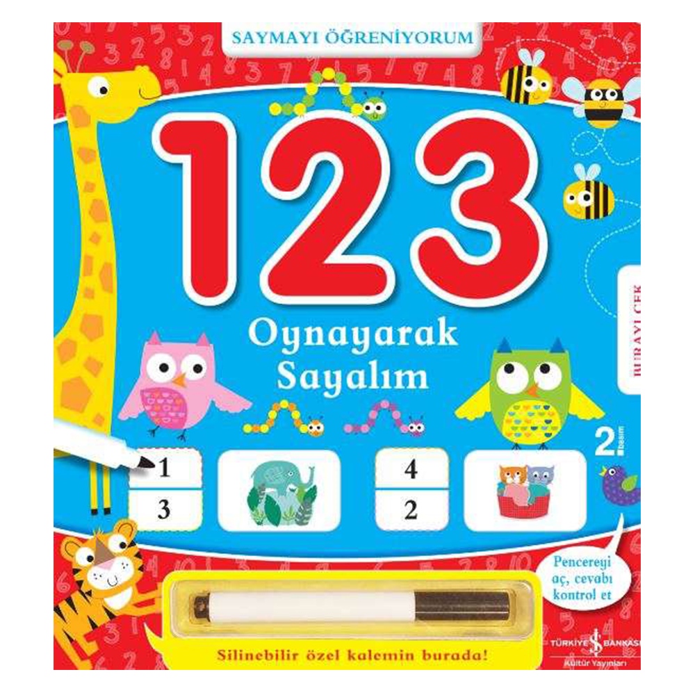 SAYMAYI ÖĞRENİYORUM 1 2 3 OYNAYARAK SAYALIM Çocuk Kitapları Uzmanı - Children's Books Expert