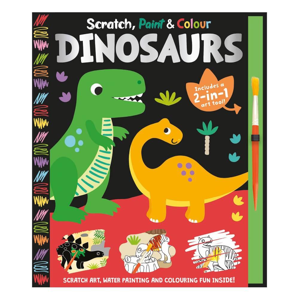 Scratch, Paint and Colour Dinosaurs Çocuk Kitapları Uzmanı - Children's Books Expert