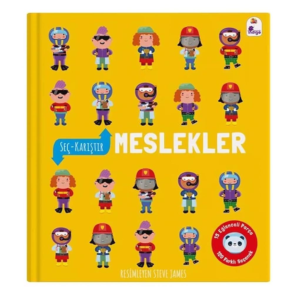 Seç - Karıştır - Meslekler Çocuk Kitapları Uzmanı - Children's Books Expert
