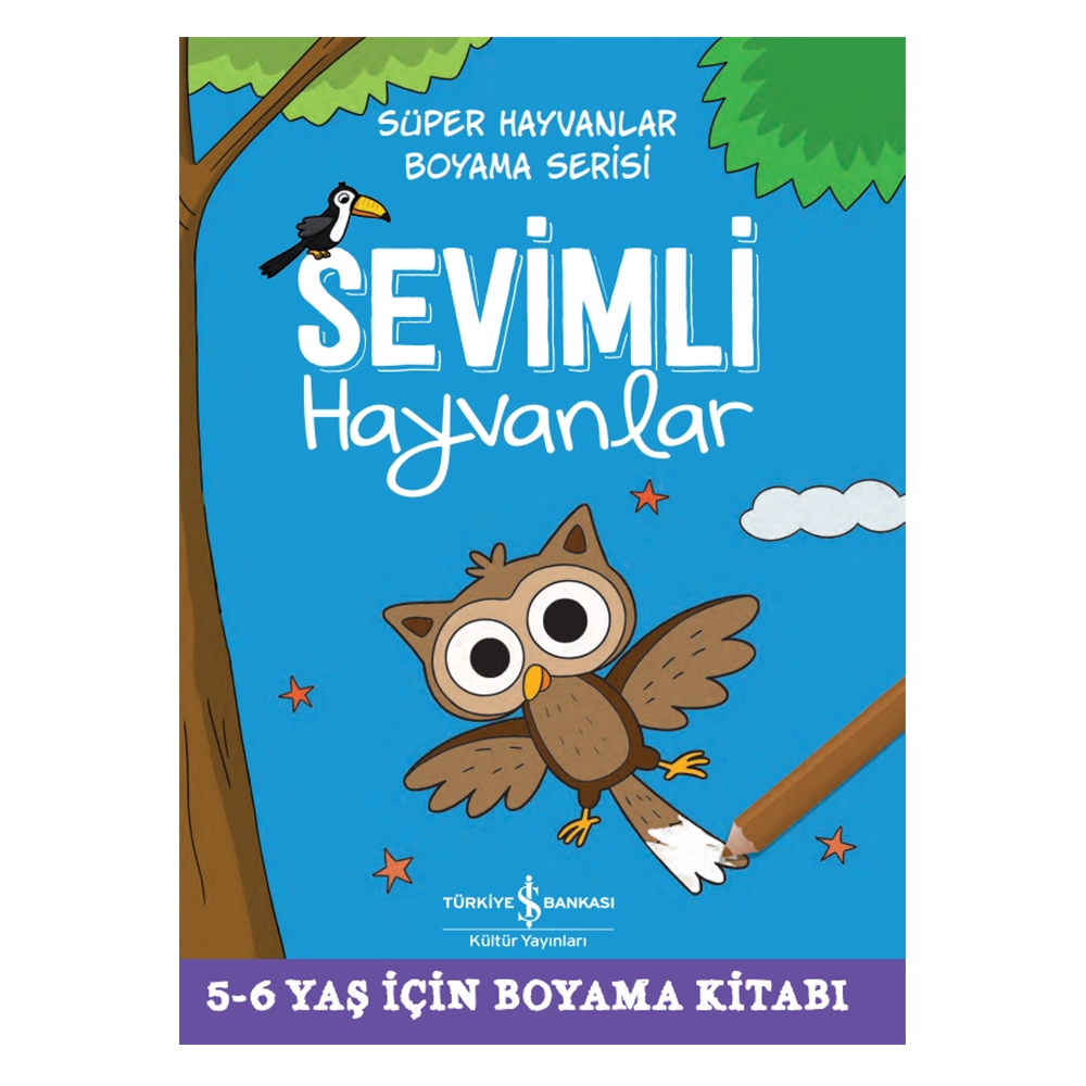 SEVİMLİ HAYVANLAR - SÜPER HAYVANLAR BOYAMA SERİSİ Çocuk Kitapları Uzmanı - Children's Books Expert