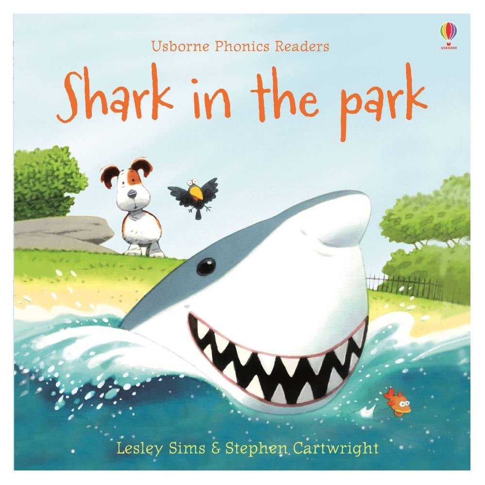 SHARK IN THE PARK - USBORNE PHONICS READERS Çocuk Kitapları Uzmanı - Children's Books Expert