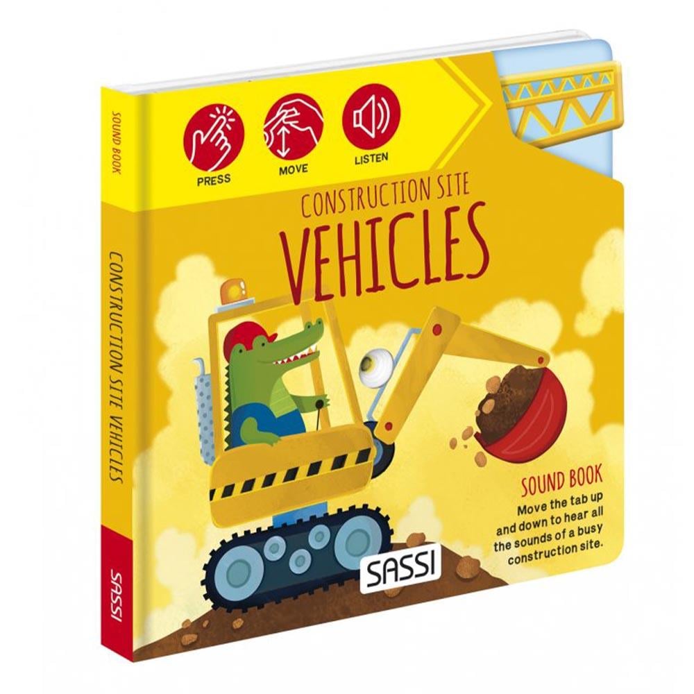 Sound Books - Construction Site Vehicles Çocuk Kitapları Uzmanı - Children's Books Expert