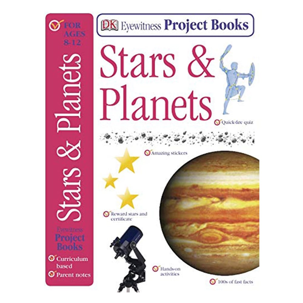 STARS AND PLANETS (EYEWITNESS PROJECT BOOKS) Çocuk Kitapları Uzmanı - Children's Books Expert