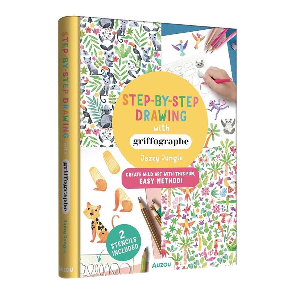 Step by Step Drawing - Jazzy Jungle Çocuk Kitapları Uzmanı - Children's Books Expert