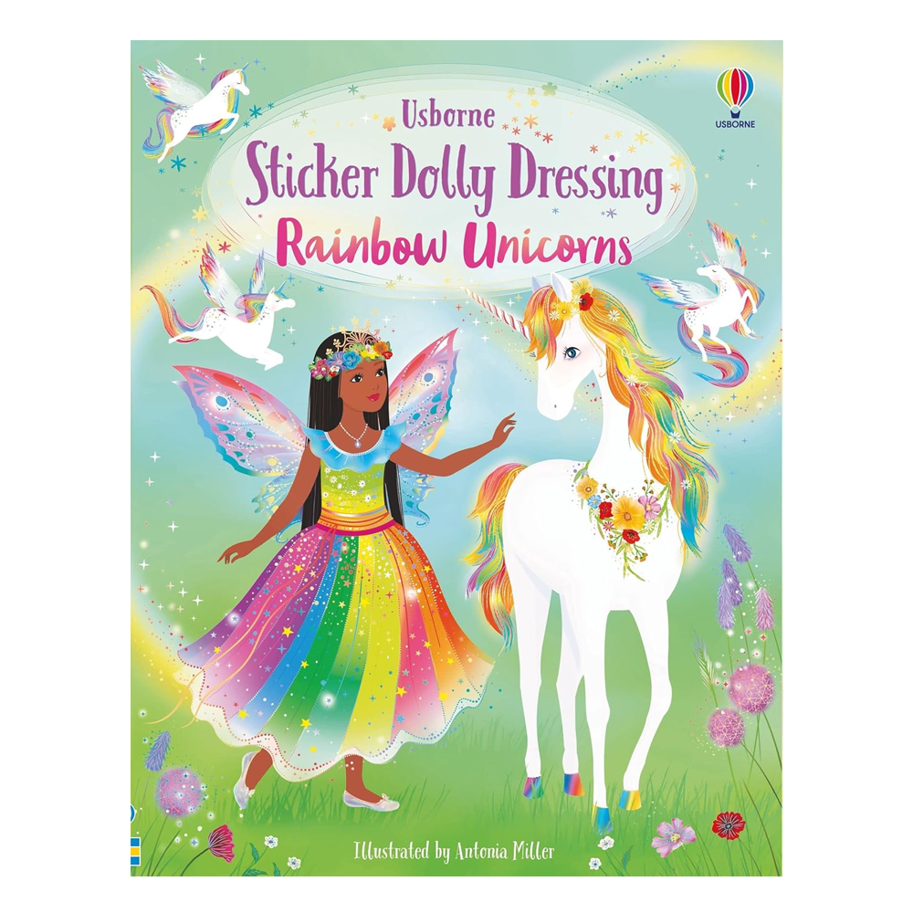 Sticker Dolly Dressing Rainbow Unicorns Çocuk Kitapları Uzmanı - Children's Books Expert