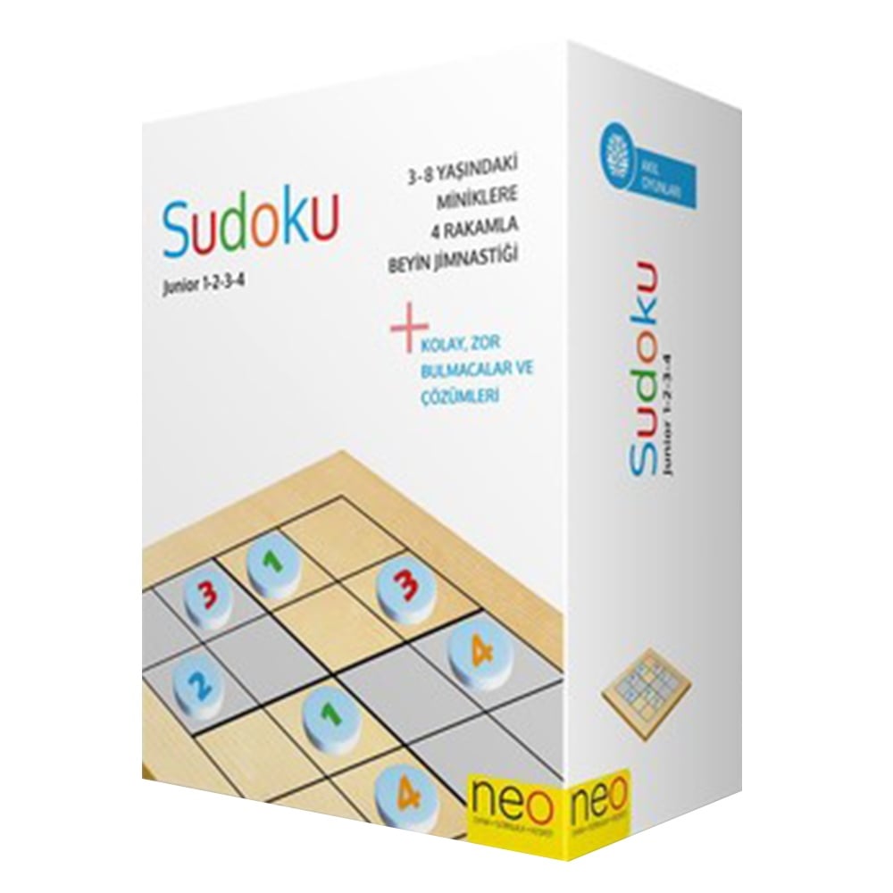 SUDOKU JUNIOR 1-2-3-4 Çocuk Kitapları Uzmanı - Children's Books Expert
