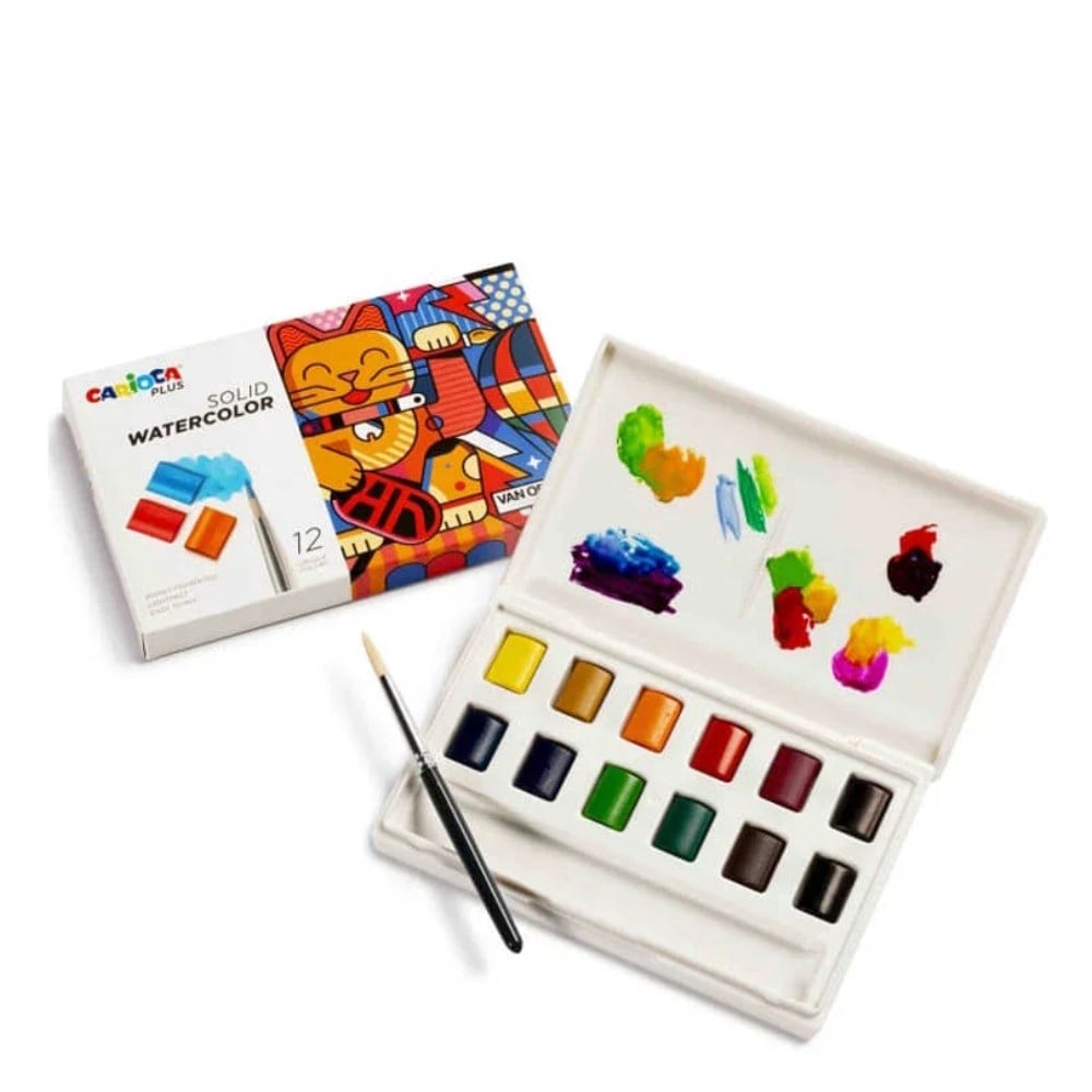 Suluboya Plus Tablet Fırçalı 12 Renk Çocuk Kitapları Uzmanı - Children's Books Expert