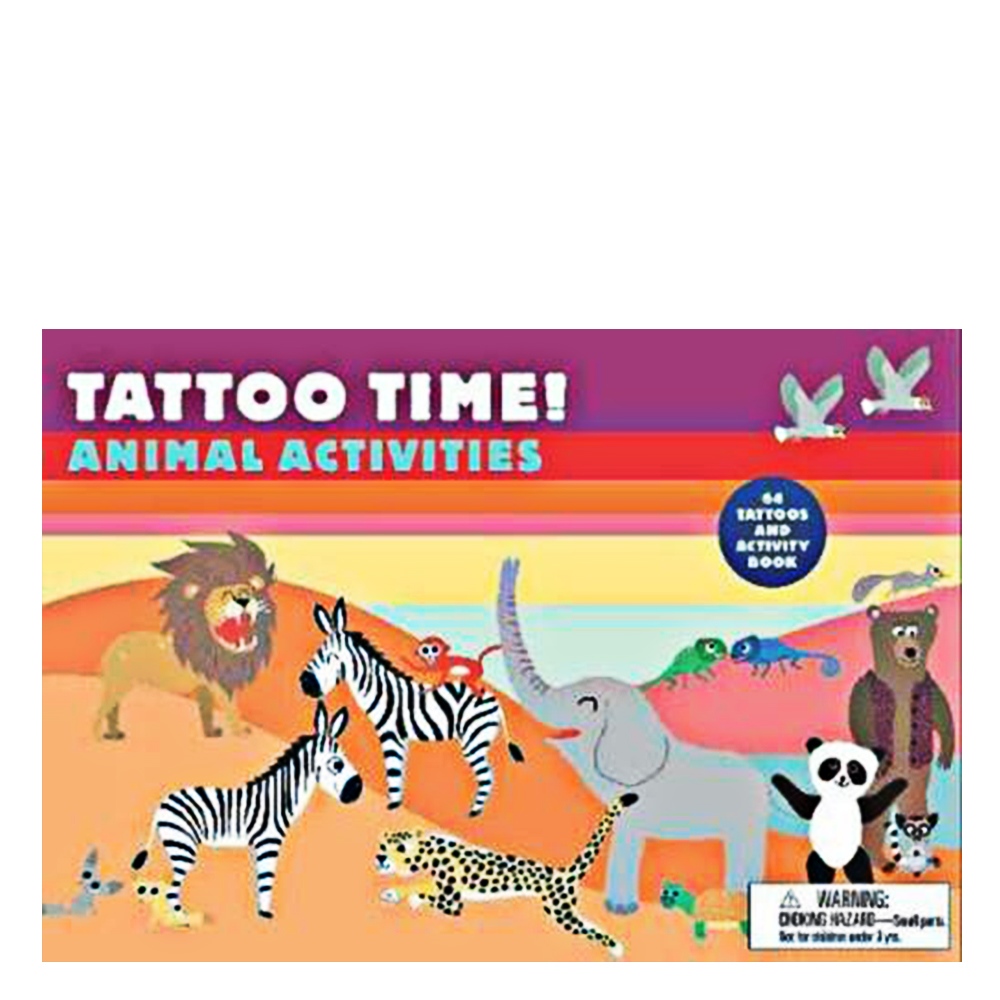 TATTOO TIME! - ANIMAL ACTIVITIES Çocuk Kitapları Uzmanı - Children's Books Expert