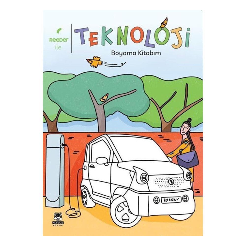 Teknoloji Boyama Kitabım Çocuk Kitapları Uzmanı - Children's Books Expert