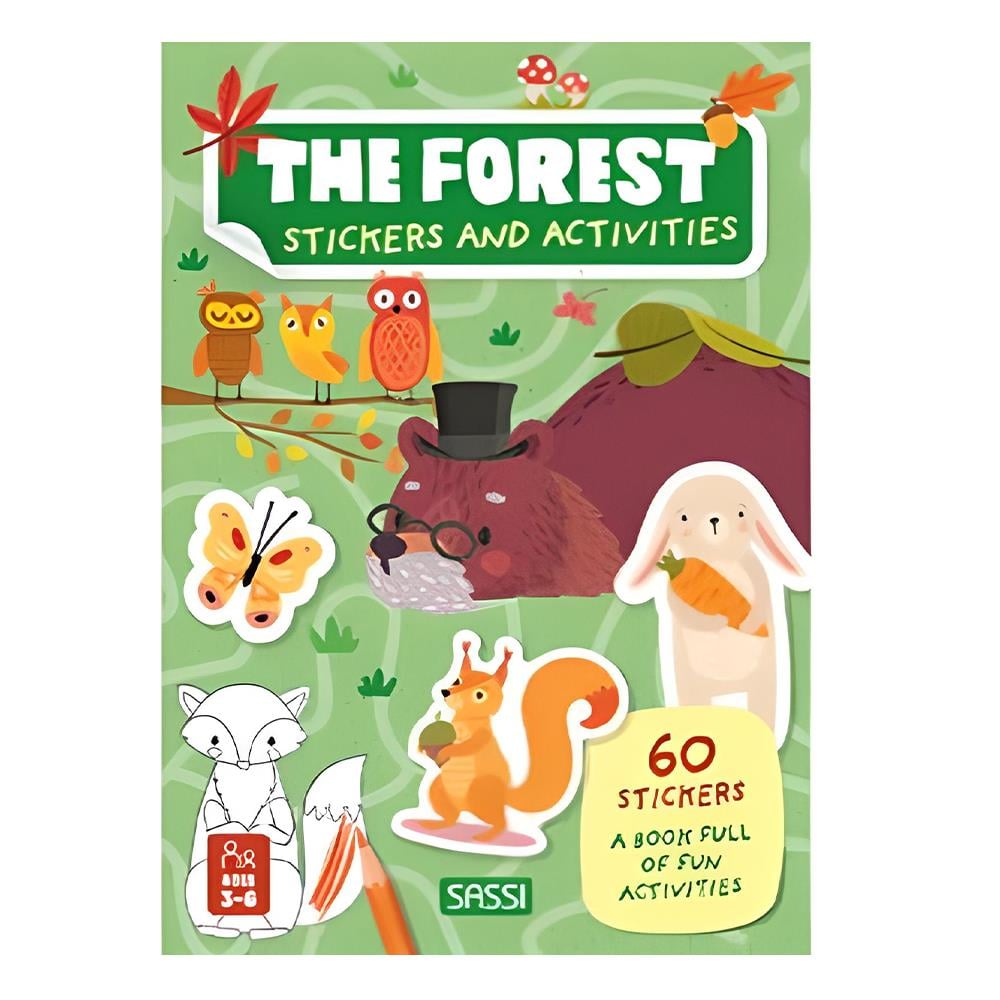 The Forest - Sticker and Activities Çocuk Kitapları Uzmanı - Children's Books Expert