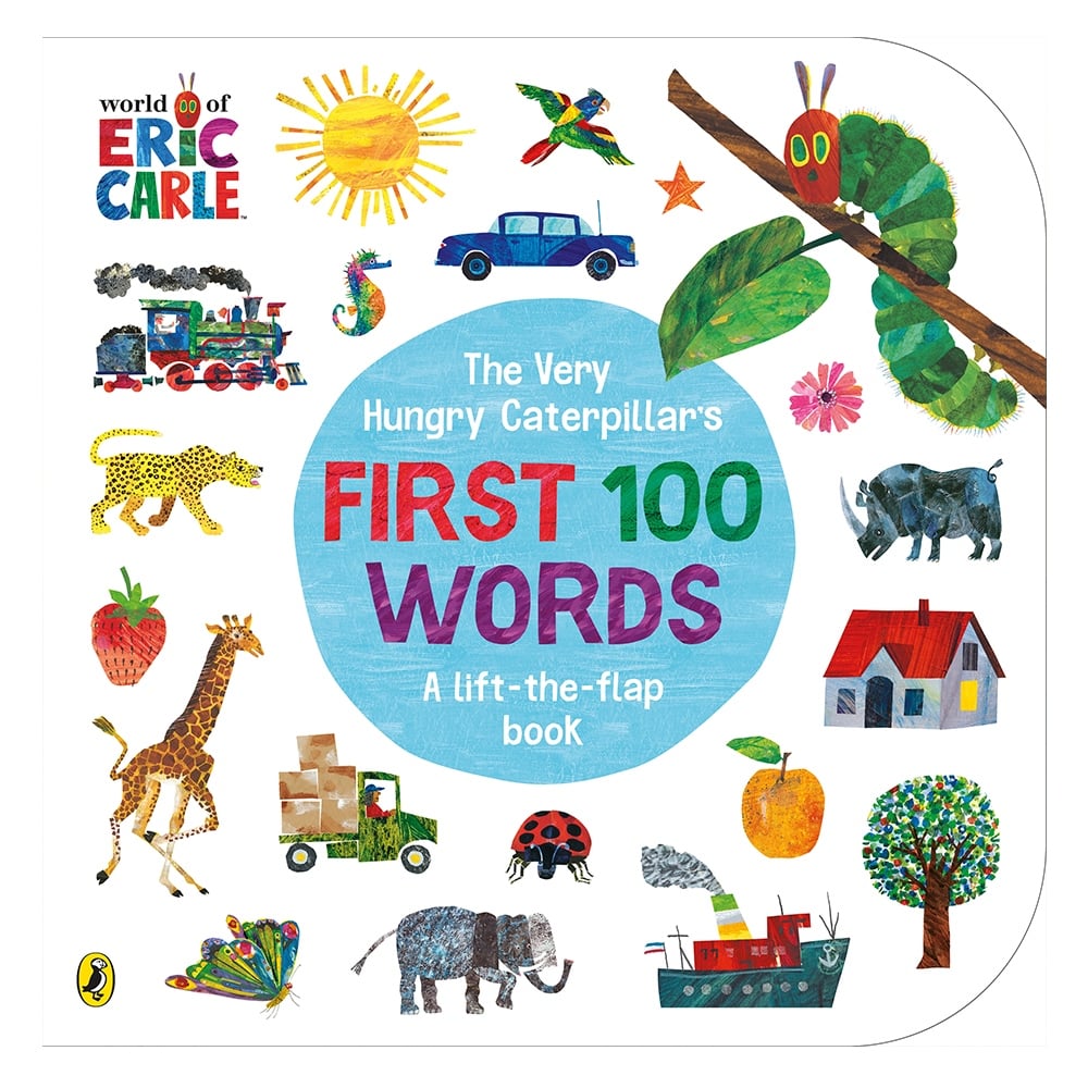 THE VERY HUNGRY CATERPILLAR'S FIRST 100 WORDS A LIFT THE FLAP BOOK Çocuk Kitapları Uzmanı - Children's Books Expert