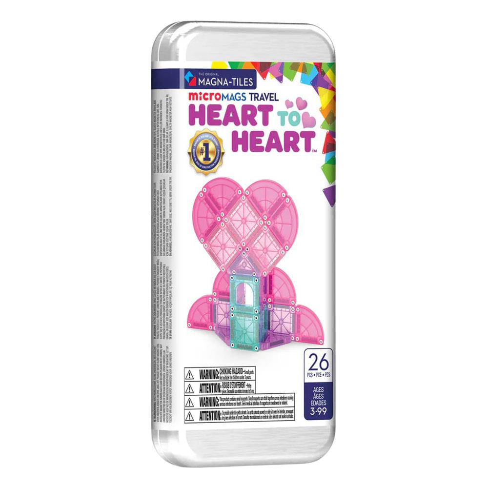 Magna-Tiles Travel Set – Heart to Heart 26 Parça Manyetik Blok