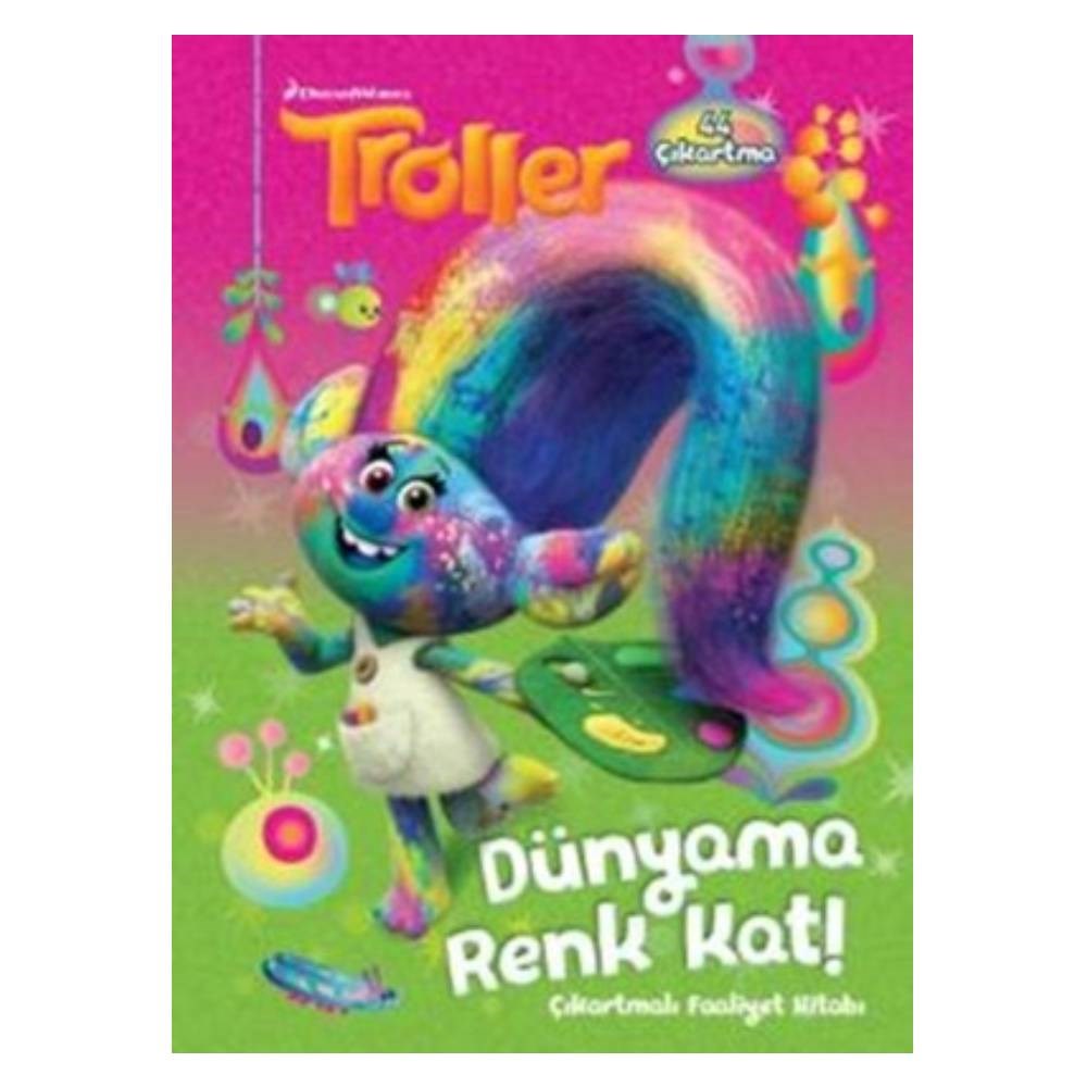 TROLLER DÜNYAMA RENK KAT ÇIKARTMALI FAALİYET Çocuk Kitapları Uzmanı - Children's Books Expert