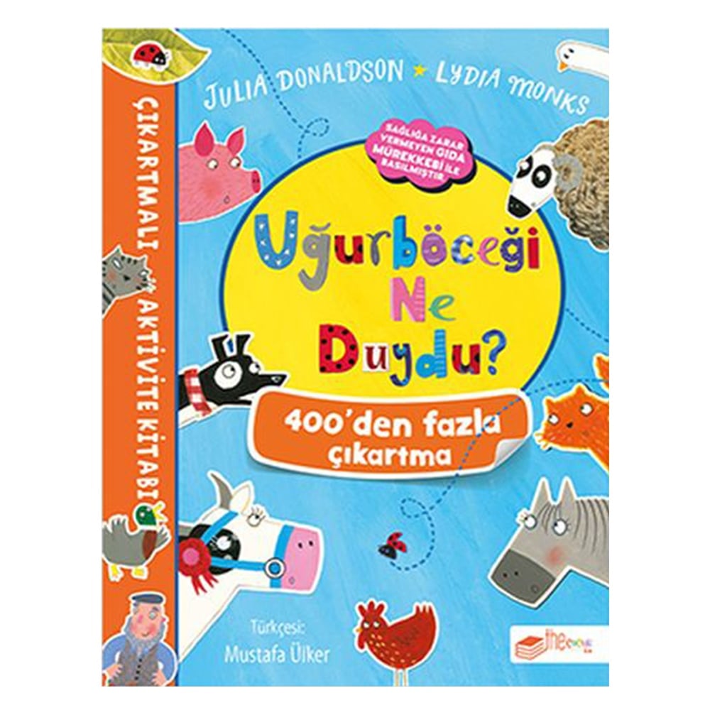 UĞURBÖCEĞİ NE DUYDU?-ÇIKARTMALI AKTİVİTE KİTABI Çocuk Kitapları Uzmanı - Children's Books Expert