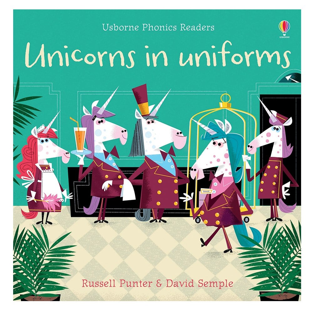 UNICORNS IN UNIFORMS - USBORNE PHONICS READERS Çocuk Kitapları Uzmanı - Children's Books Expert