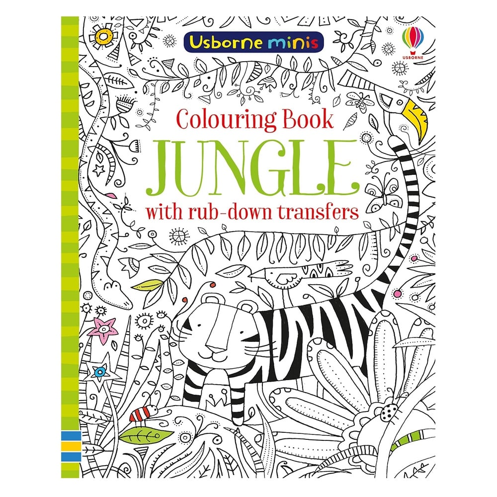 USBORNE MINIS - JUNGLE COLOURING BOOK Çocuk Kitapları Uzmanı - Children's Books Expert