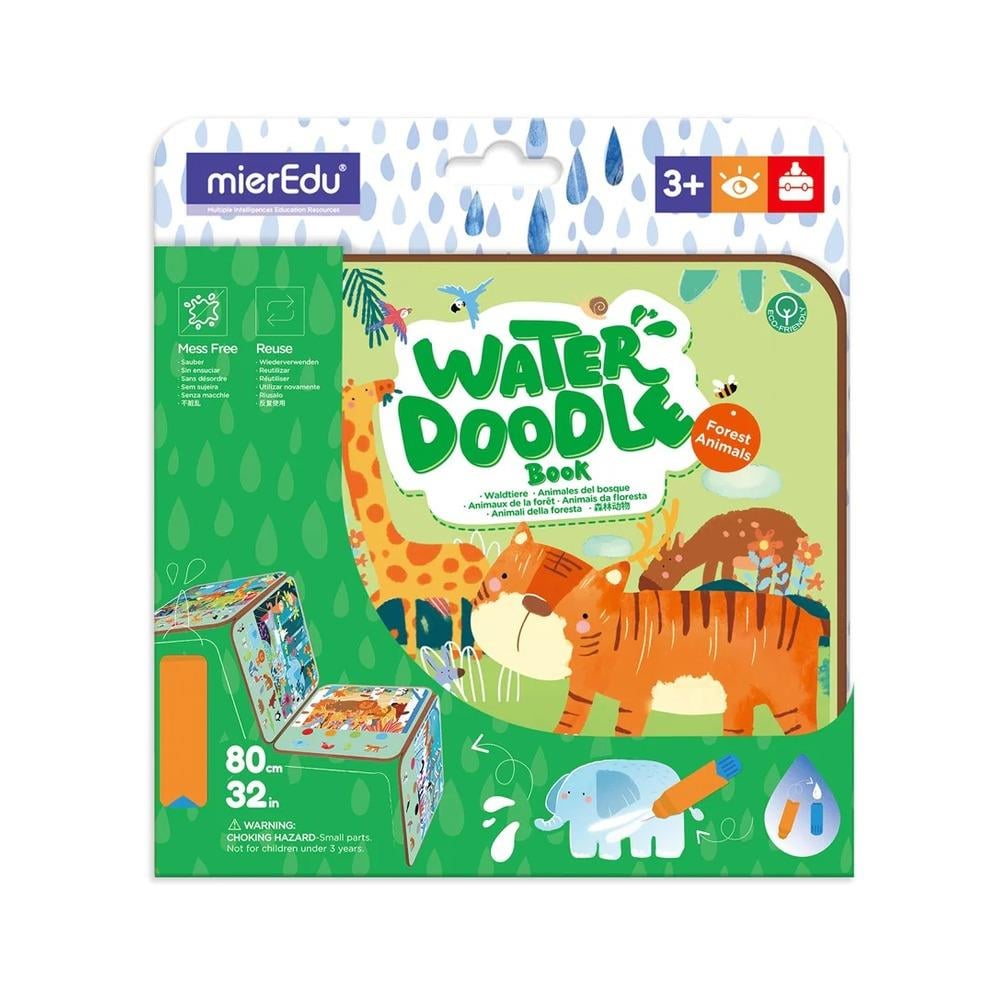 Water Doodle Book - Forest Animals Hangtag Çocuk Kitapları Uzmanı - Children's Books Expert