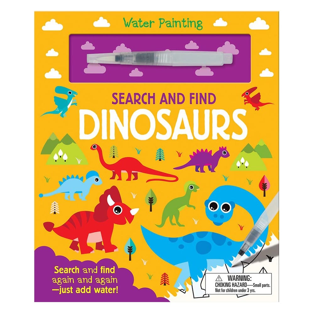 WATER PAINTNG SEARCH AND FIND DINOSAURS #yenigelenler Çocuk Kitapları Uzmanı - Children's Books Expert