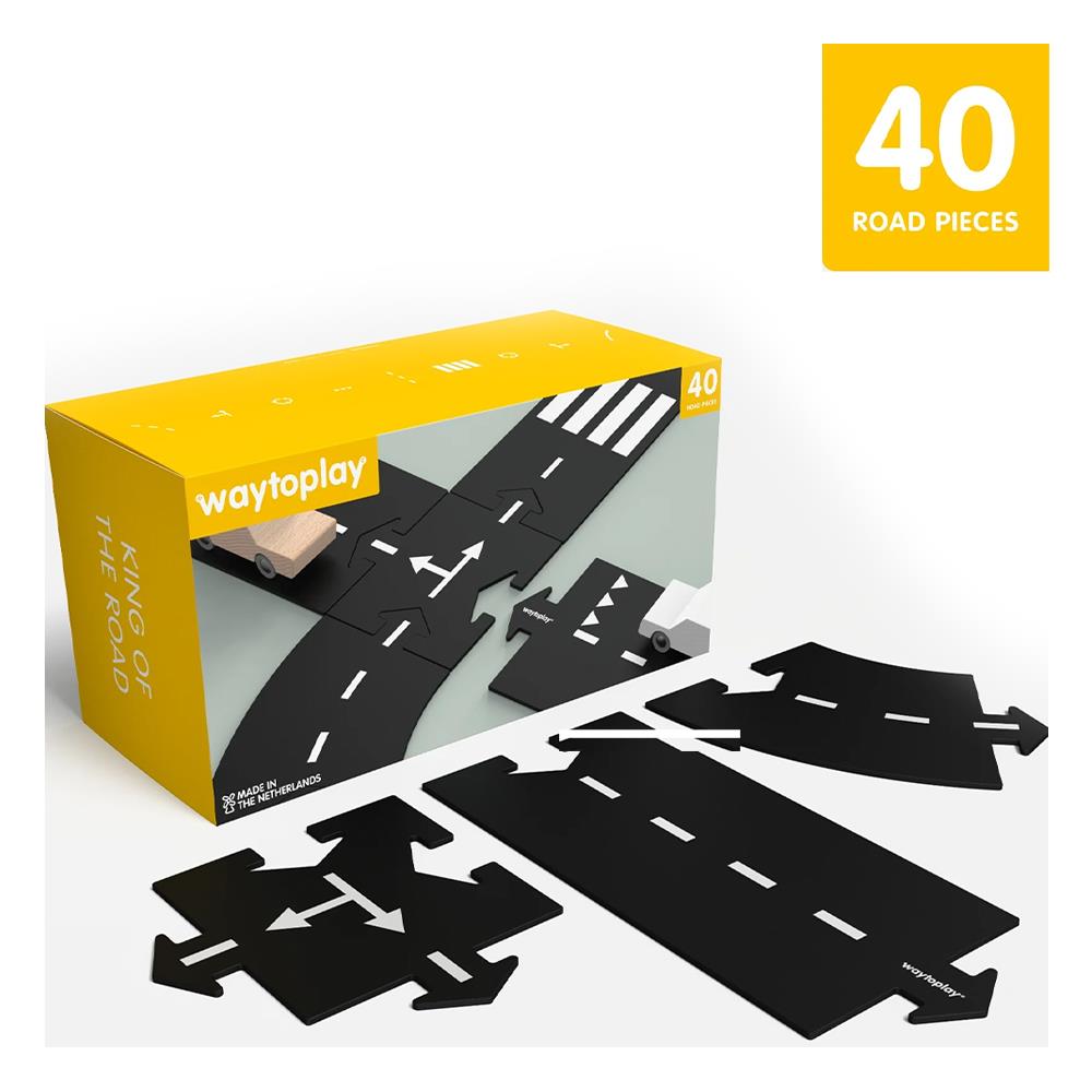 waytoplay 40ピース Tirtilkids.com'da araçlar ve yollar temalı eğlenceli puzzle'lar
