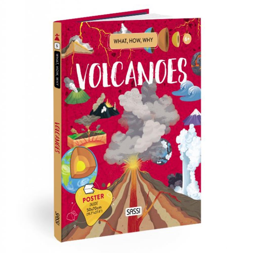 WHAT, HOW, WHY - VOLCANOES Çocuk Kitapları Uzmanı - Children's Books Expert