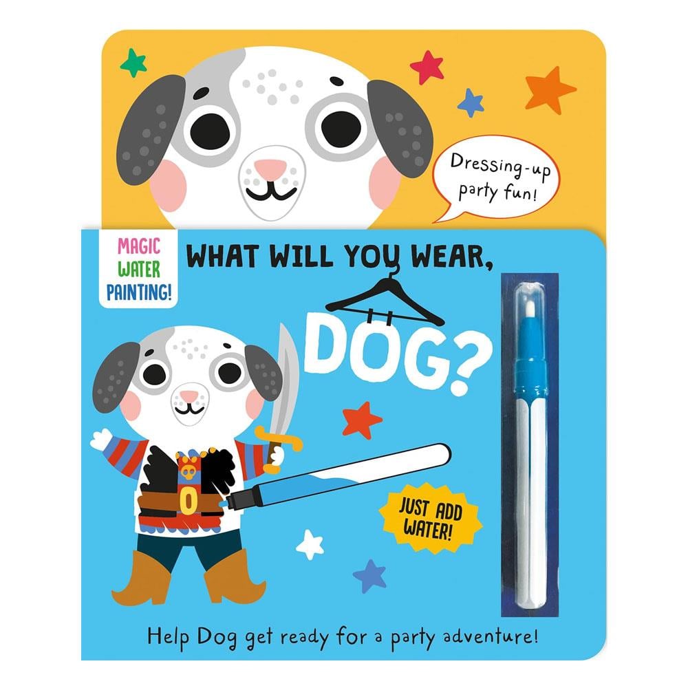 What Will You Wear - Dog-Magic Water Painting Book Çocuk Kitapları Uzmanı - Children's Books Expert