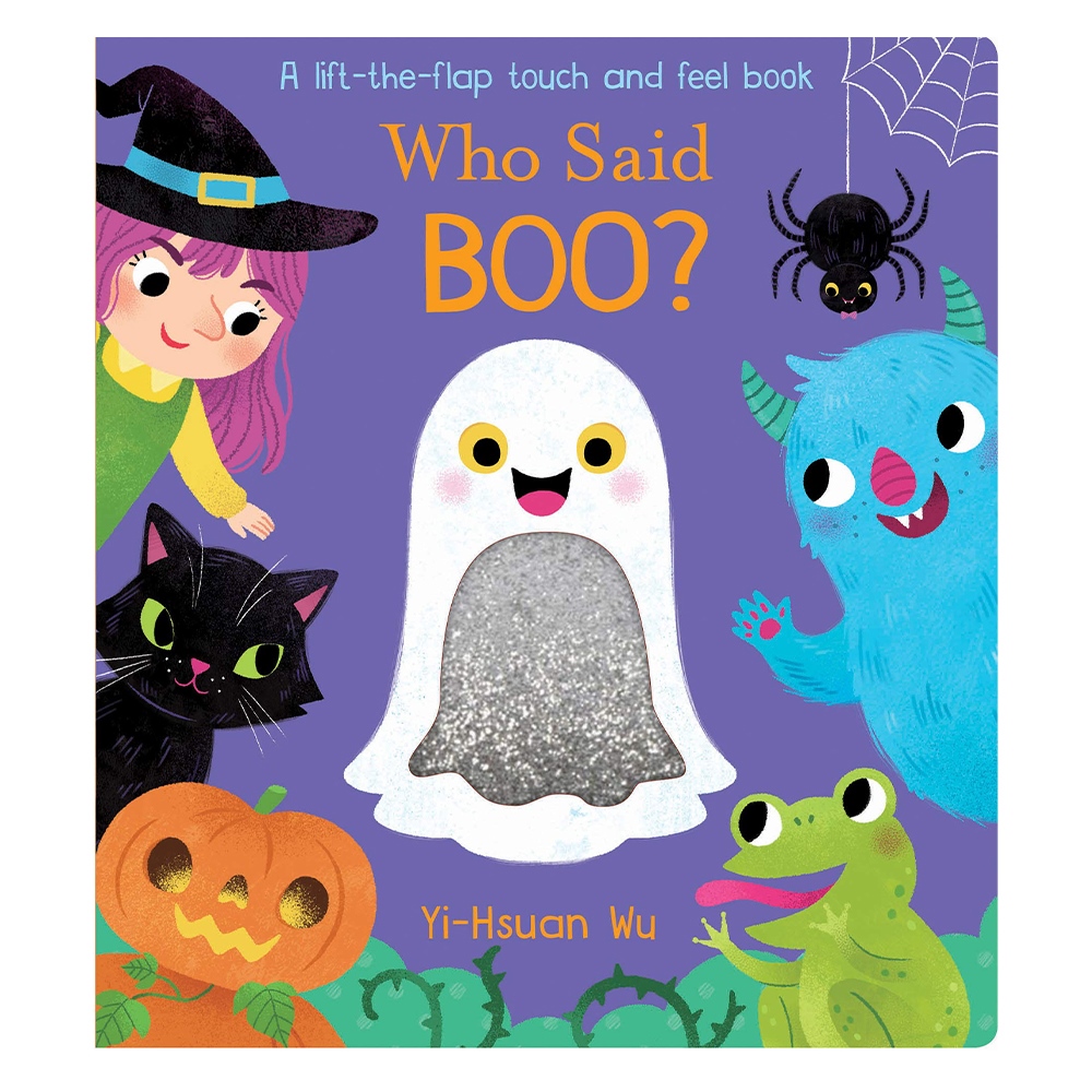 WHO SAID BOO? - A LIFT-THE-FLAP TOUCH AND FEEL BOOK Çocuk Kitapları Uzmanı - Children's Books Expert
