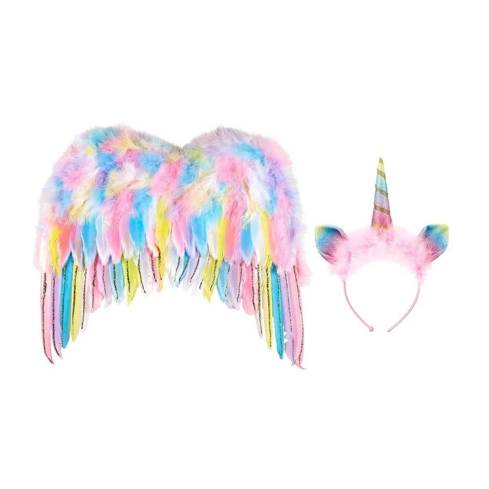 Wings + head band Unicorn set (1 set) Çocuk Kitapları Uzmanı - Children's Books Expert