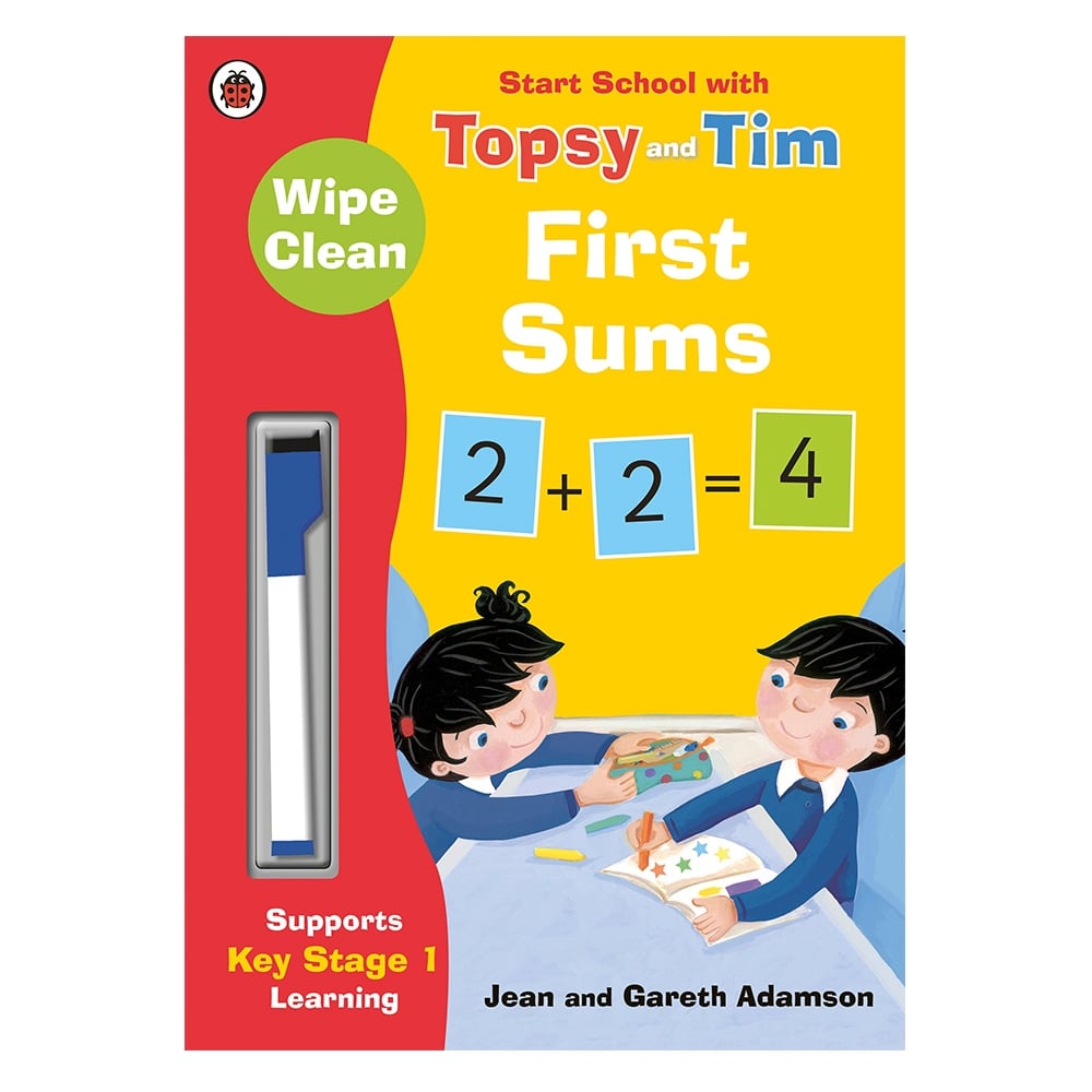 WIPE-CLEAN FIRST SUMS: START SCHOOL WITH Çocuk Kitapları Uzmanı - Children's Books Expert