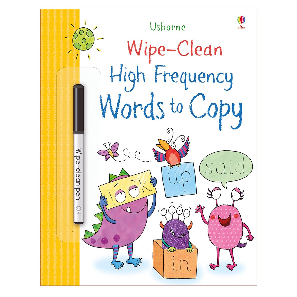 WIPE CLEAN HIGH-FREQUENCY WORDS TO COPY Çocuk Kitapları Uzmanı - Children's Books Expert