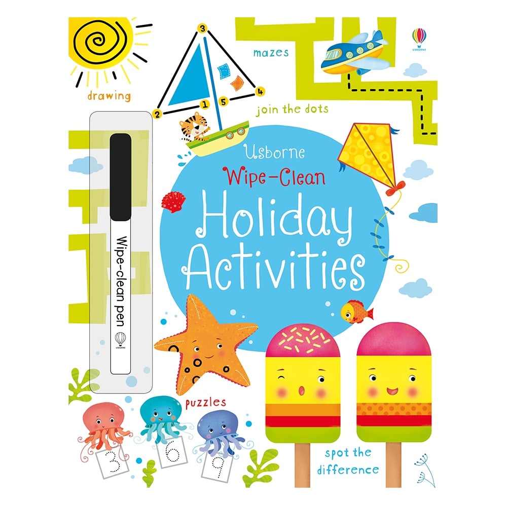 WIPE-CLEAN HOLIDAY ACTIVITY #yenigelenler Çocuk Kitapları Uzmanı - Children's Books Expert