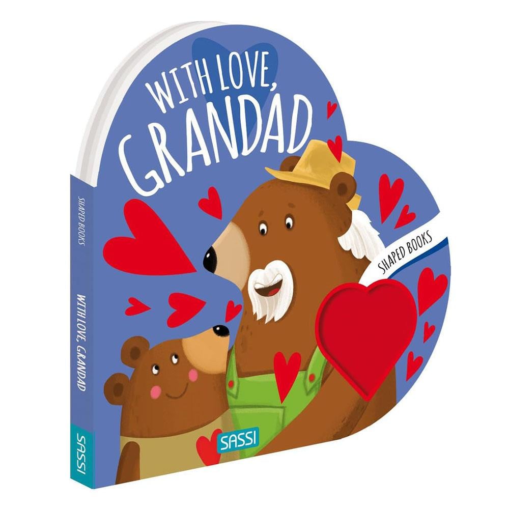 With Love Grandad - Shaped Board Book Çocuk Kitapları Uzmanı - Children's Books Expert