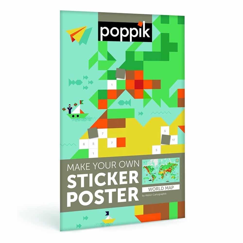 World Map - Creative Stickers Çocuk Kitapları Uzmanı - Children's Books Expert