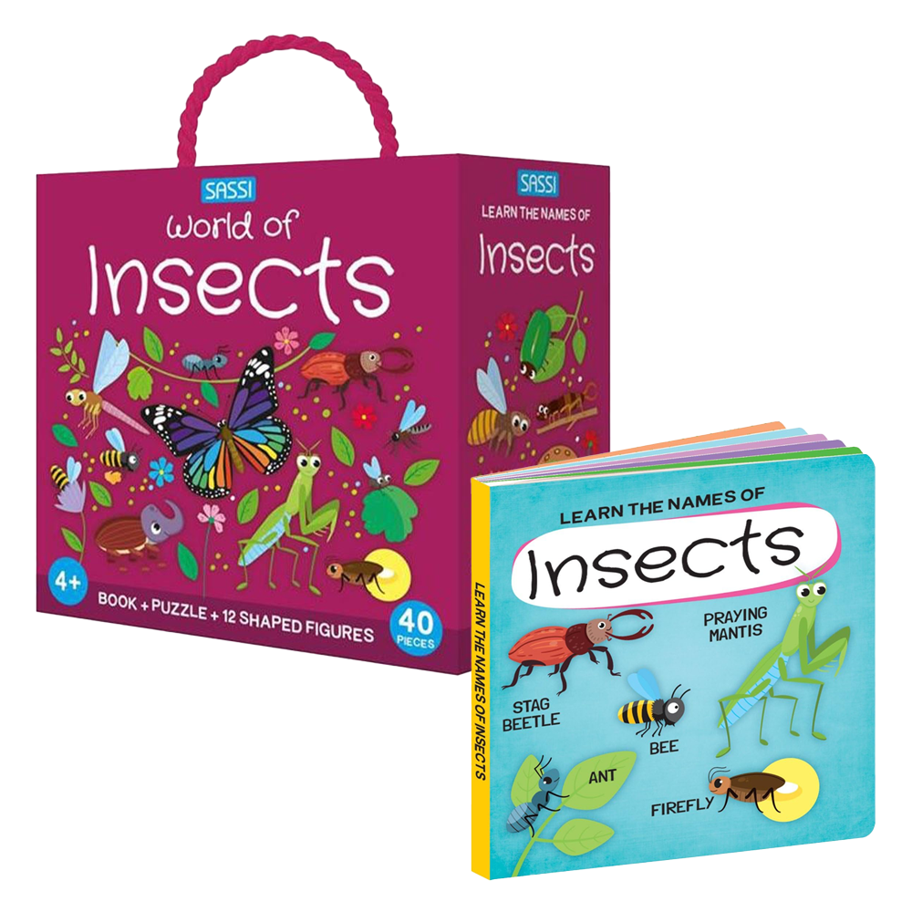 World of Insects - Book and Puzzle Çocuk Kitapları Uzmanı - Children's Books Expert