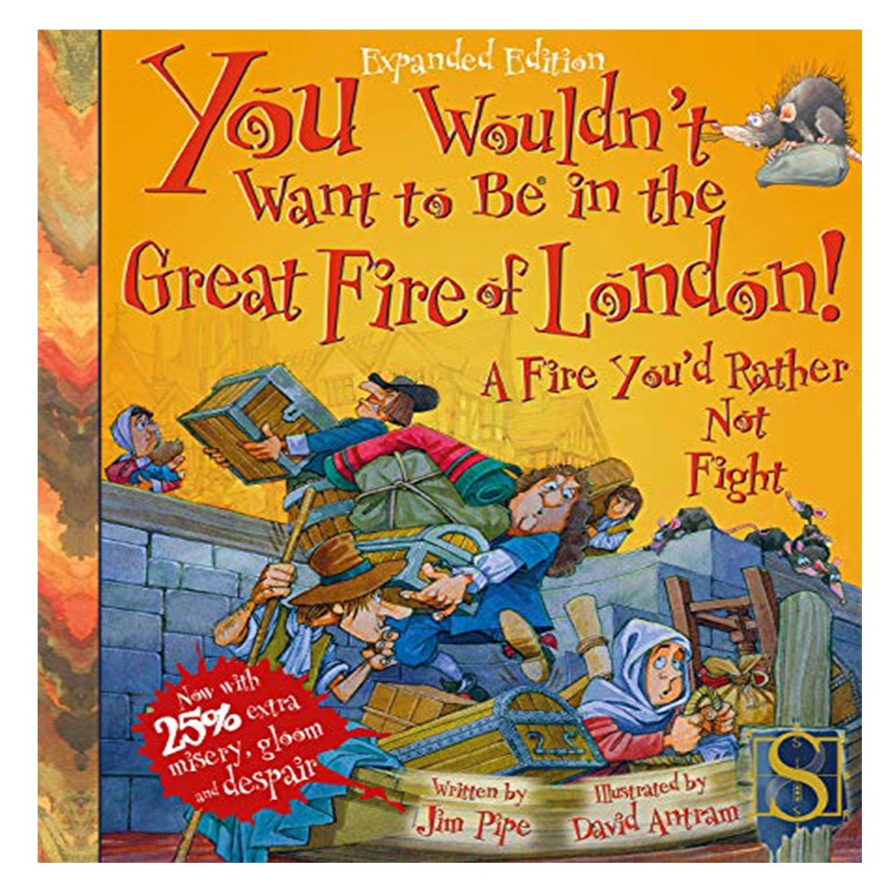 YOU WOULDN'T WANT TO BE IN THE GREAT FIRE OF LONDON! Çocuk Kitapları Uzmanı - Children's Books Expert