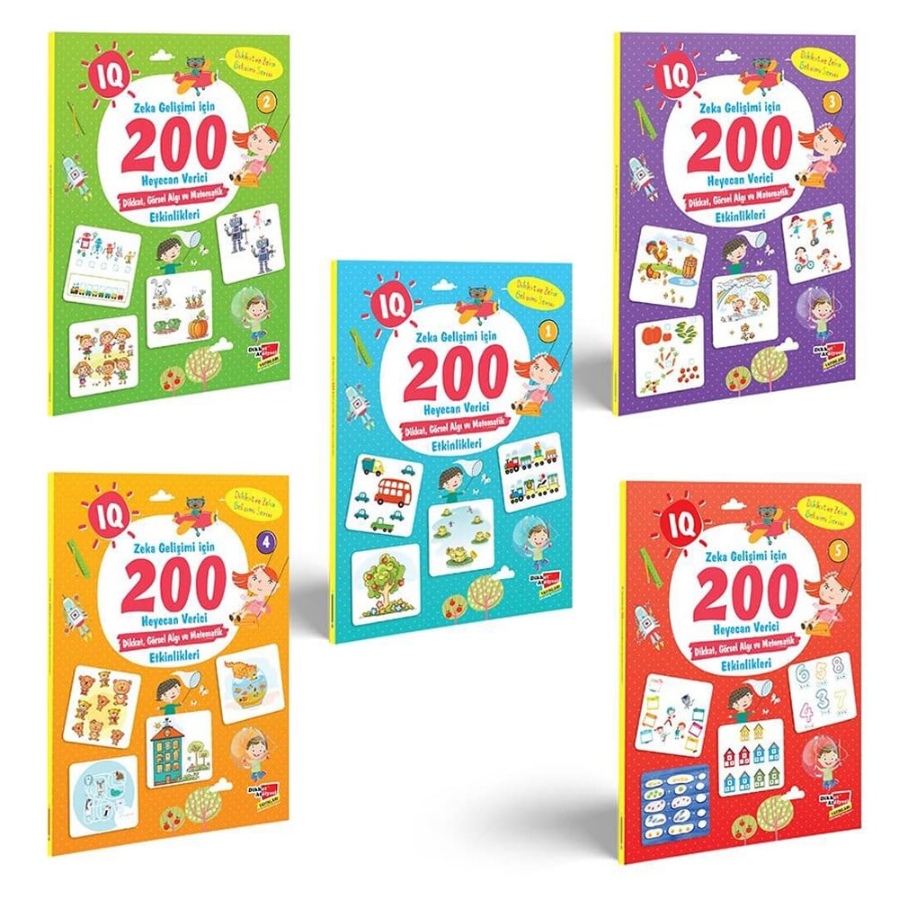 ZEKA GELİŞİMİ İÇİN 200 HEYECAN VERİCİ DİKKAT Çocuk Kitapları Uzmanı - Children's Books Expert