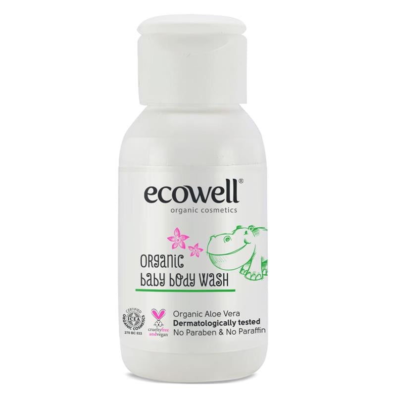 ORGANİK BEBEK VÜCUT ŞAMPUANI 50 ML ECOWELL Deniz Ürünleri