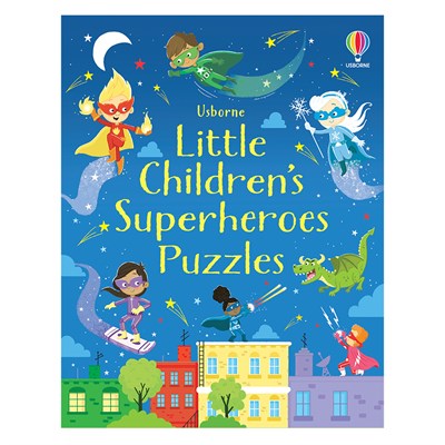 LITTLE CHILDREN'S SUPERHEROES PUZZLES Çocuk Kitapları Uzmanı - Children's Books Expert