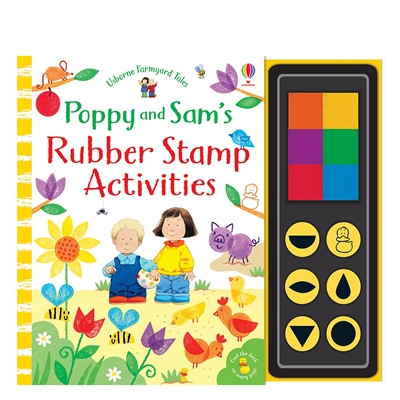 POPPY AND SAM'S RUBBER STAMP ACTİVİTİES Çocuk Kitapları Uzmanı - Children's Books Expert