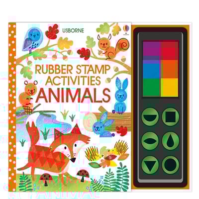 RUBBER STAMP ACTIVITIES ANIMALS Çocuk Kitapları Uzmanı - Children's Books Expert