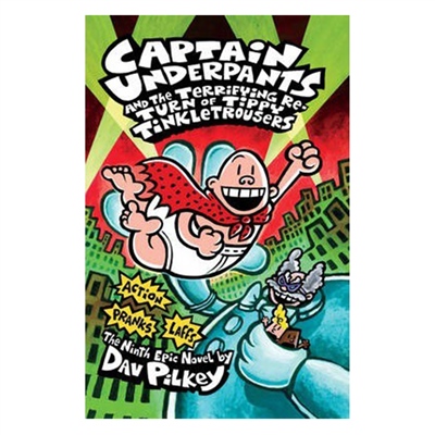 TERRIFYING RETURN OF TIPPY TINKLETROUSERS - CAPTAIN UNDERPANTS 9 Çocuk Kitapları Uzmanı - Children's Books Expert