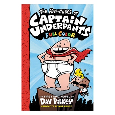 THE ADVENTURES OF CAPTAIN UNDERPANTS (FULL COLOR) - CAPTAIN UNDERPANTS 1 Çocuk Kitapları Uzmanı - Children's Books Expert