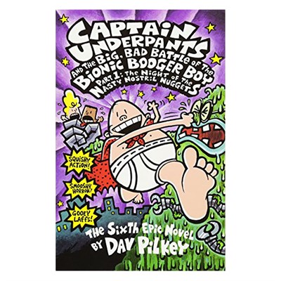 THE BIG, BAD BATTLE OF THE BIONIC BOOGER BOY PART  Çocuk Kitapları Uzmanı - Children's Books Expert